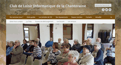 Desktop Screenshot of clic-chanteraine.com